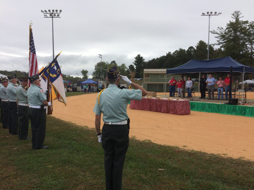 presentation of the US Flag