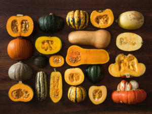 winter squash and pumpkins