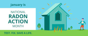 Cover photo for January Is National Radon Action Month