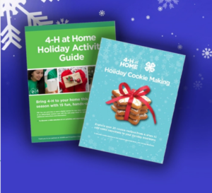 Cover photo for Fill Your Holidays With 4-H at Home Activities and Recipes!