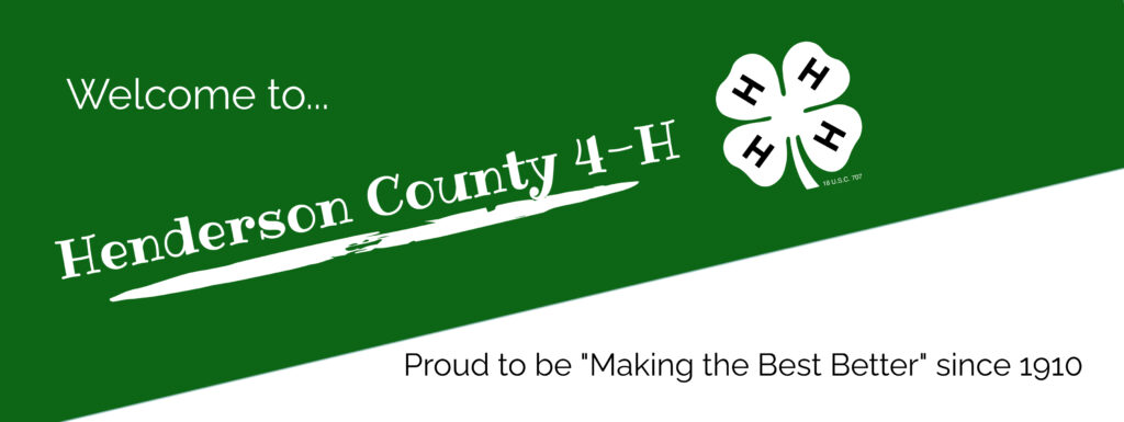 Henderson County 4-H Banner