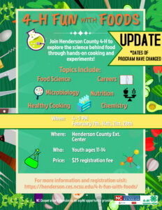 Cover photo for Introducing a New 4-H Cooking Program!