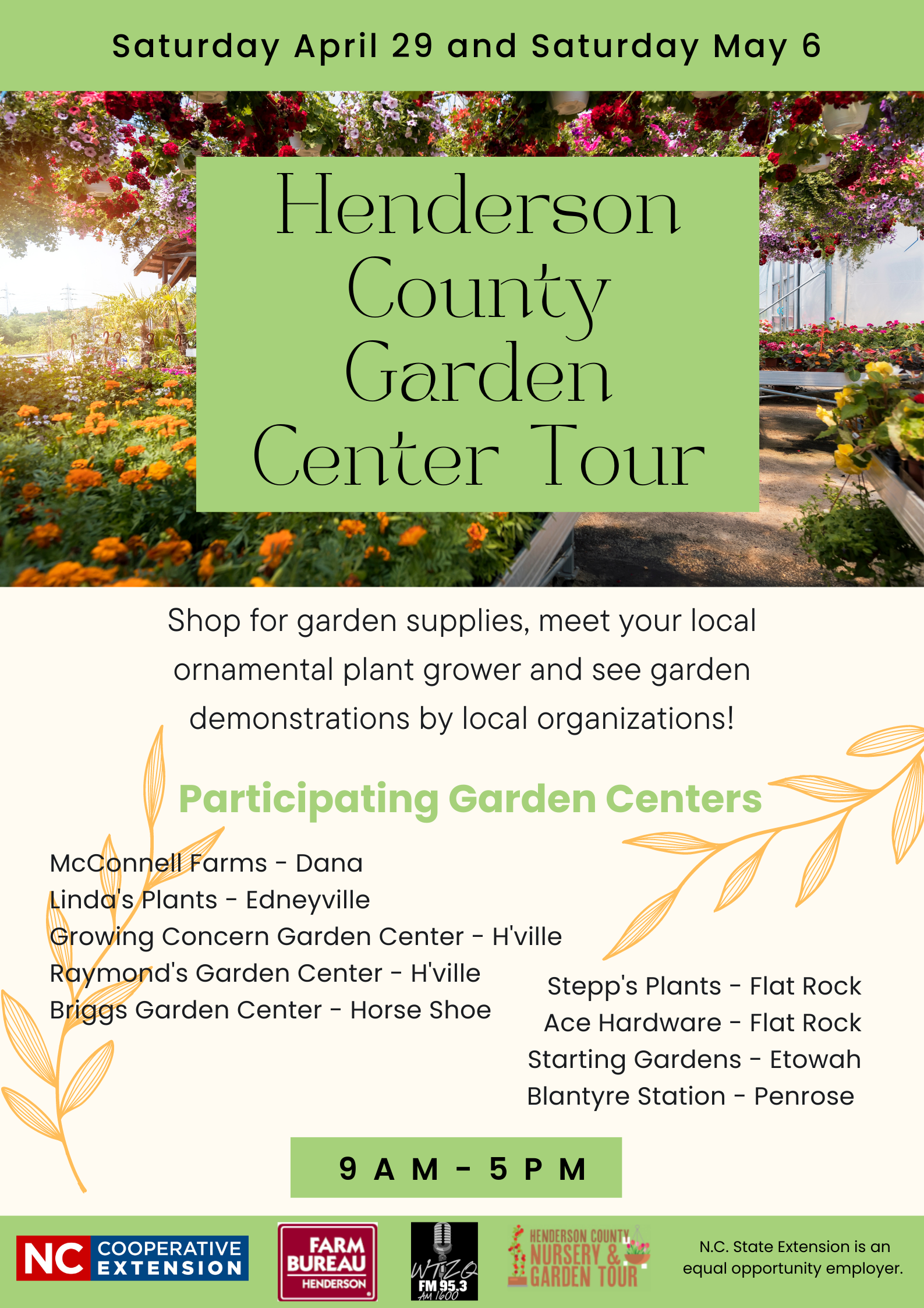 Garden Center Open House Tour 2023 Extension Marketing and Communications