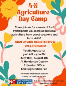 Cover photo for 4-H Agriculture Day Camp 2023