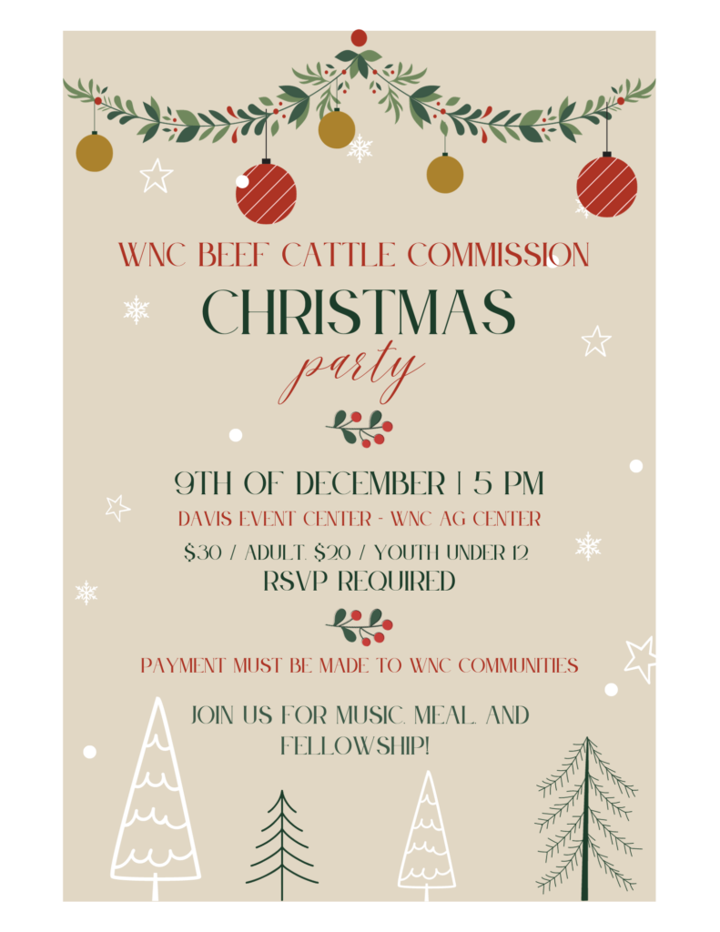 WNC Beef Cattle Commission Christmas Party