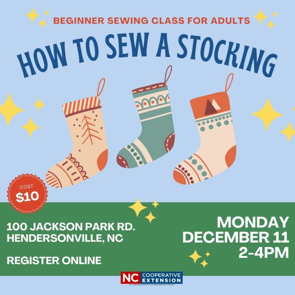 How to Sew a Stocking - December Class