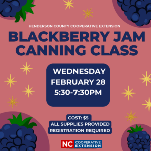 February Blackberry Jam Class