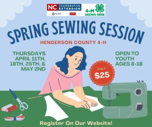 Cover photo for 4-H Sewing Registration Now Open for Spring 2024