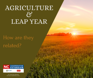 Cover photo for Leap Year and Agriculture