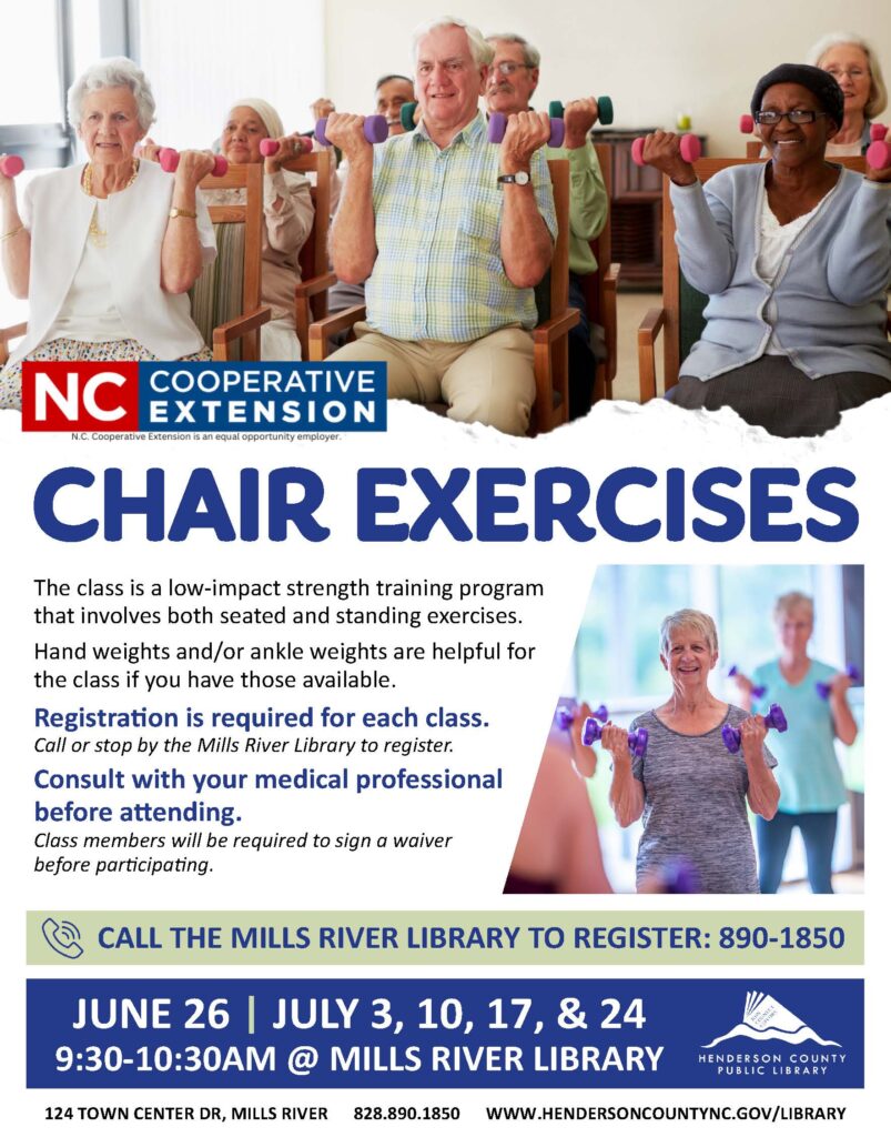 MR- Chair Exercises June & July 2024