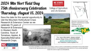 Cover photo for Mountain Horticultural Crops Research & Extension Center to Celebrate 75 Years