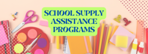 Cover photo for School Supply Assistance Programs