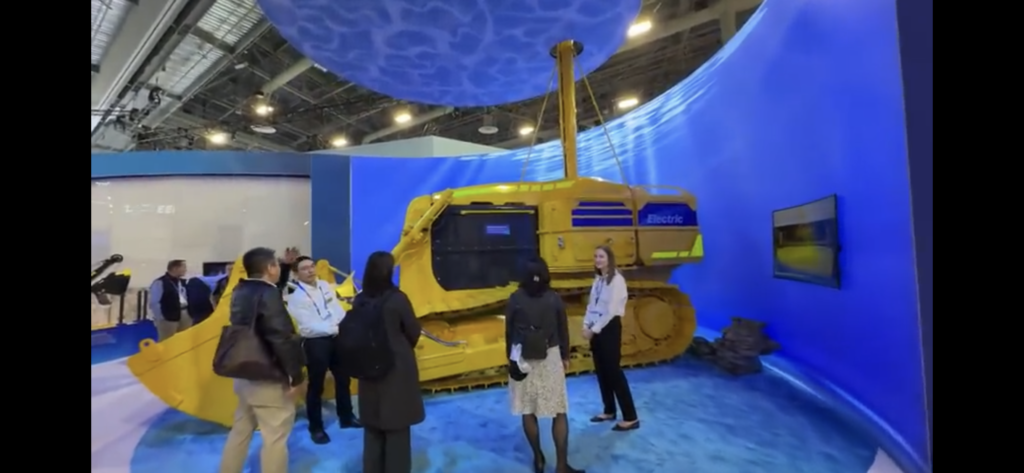 unmanned bulldozer